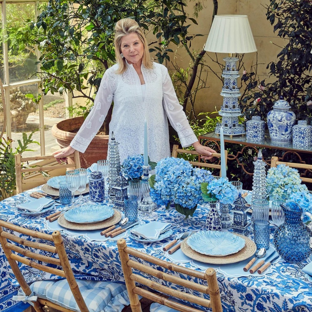 ❤️ SERENA CORNFLOWER BLUE PLACEMATS (SET OF 4) - Picture 5 of 5